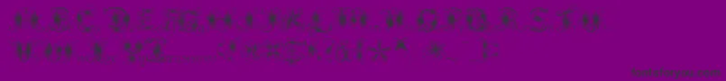 Fantasticpete3.03 Font – Black Fonts on Purple Background