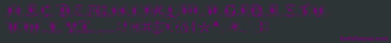 Fantasticpete3.03 Font – Purple Fonts on Black Background