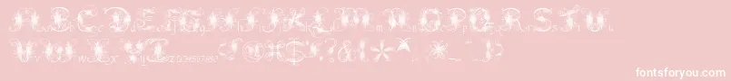 Fantasticpete3.03 Font – White Fonts on Pink Background