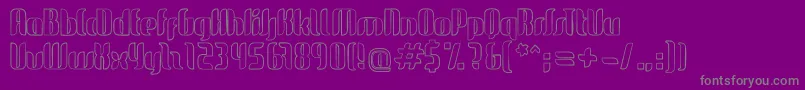 GlideSketchSketch-Schriftart – Graue Schriften auf violettem Hintergrund