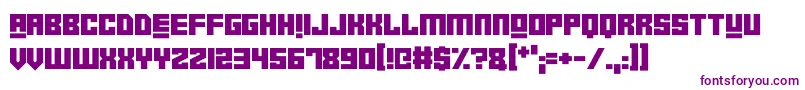 RobotCrush-Schriftart – Violette Schriften