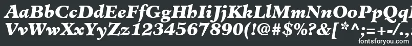 ClericBlackSsiBlackItalic Font – White Fonts