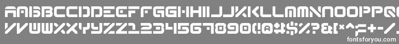 フォントReqruit2 – 灰色の背景に白い文字