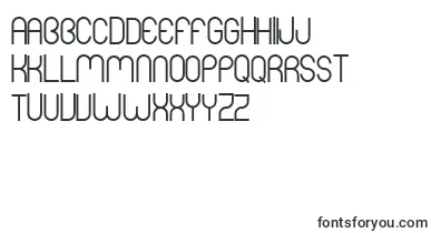 MersBold font – Fonts Water