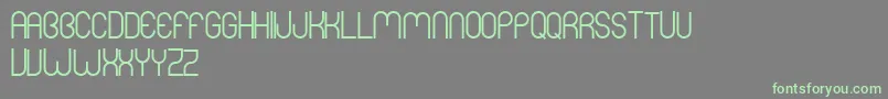 MersBold Font – Green Fonts on Gray Background