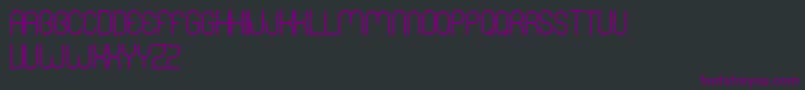 MersBold Font – Purple Fonts on Black Background