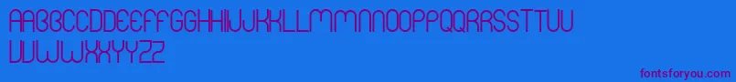 MersBold Font – Purple Fonts on Blue Background
