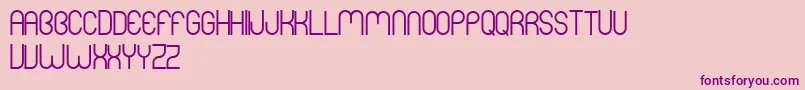 MersBold Font – Purple Fonts on Pink Background
