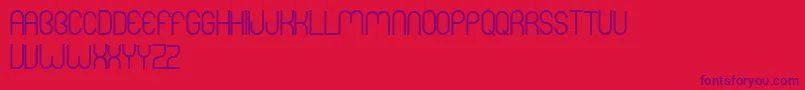 MersBold Font – Purple Fonts on Red Background