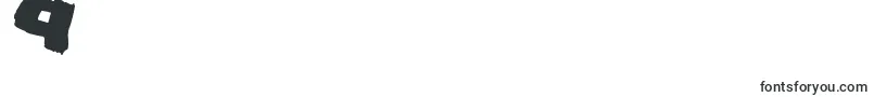 フォントFatBrush – フォント数字9