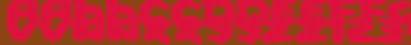 FatBrush Font – Red Fonts on Brown Background