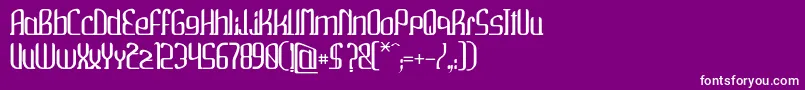 Lisätietoja Wako-fontista Wako-fontti – valkoiset fontit violetilla taustalla