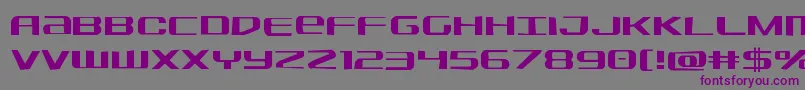 Sdfjag Font – Purple Fonts on Gray Background