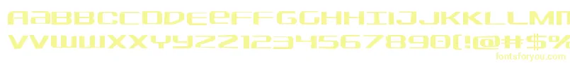 Czcionka Sdfjag – żółte czcionki