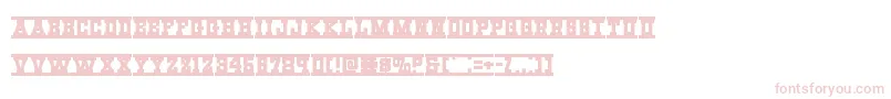 Westernraiexpand Font – Pink Fonts on White Background