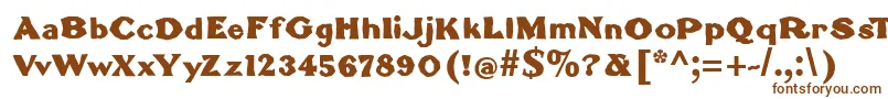 BrokenromanBold Font – Brown Fonts