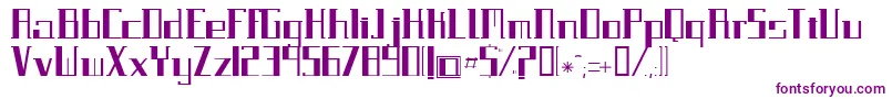 Paralela Font – Purple Fonts on White Background