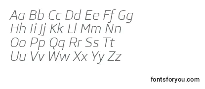 Review of the SkodaProItalic Font