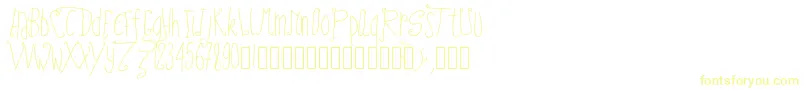 Pwfairytales-fontti – keltaiset fontit