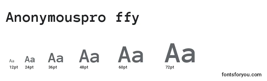 Anonymouspro ffy Font Sizes