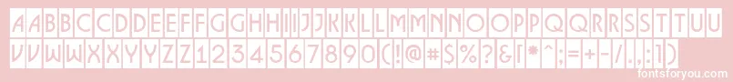 ALancetcm Font – White Fonts on Pink Background