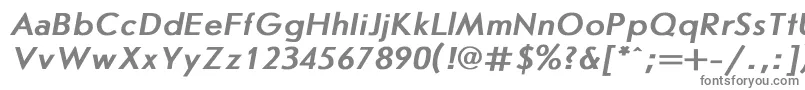 フォントJournal5 – 白い背景に灰色の文字