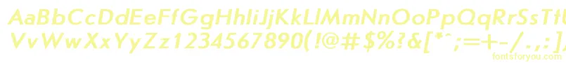 Шрифт Journal5 – жёлтые шрифты