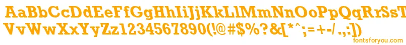 RockneyleftyBold Font – Orange Fonts