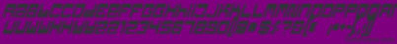 Tpf Font – Black Fonts on Purple Background