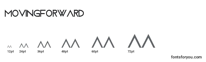 MovingForward Font Sizes