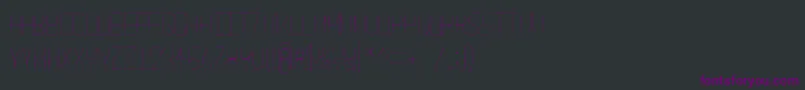 NouveaufontdueUltralight Font – Purple Fonts on Black Background