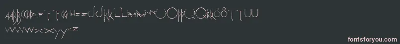 MartianChronicles Font – Pink Fonts on Black Background