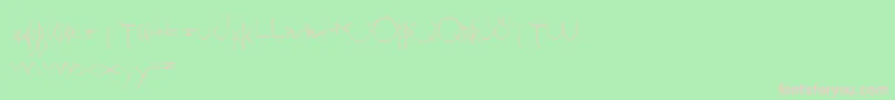 MartianChronicles Font – Pink Fonts on Green Background