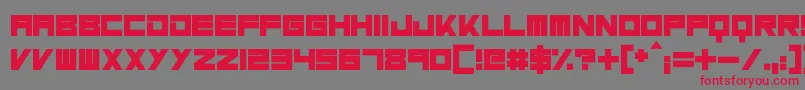 MassiveBassline Font – Red Fonts on Gray Background