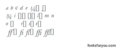 Review of the GaramondprosskItalic Font