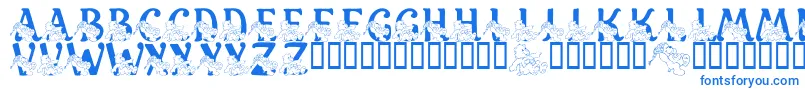 LmsCharismaticCareBears Font – Blue Fonts