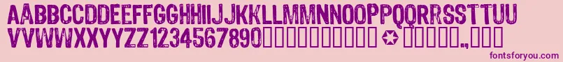 4990810 ffy Font – Purple Fonts on Pink Background