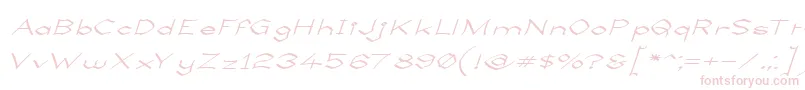 LlynfyrchFwyrrdynn Font – Pink Fonts on White Background