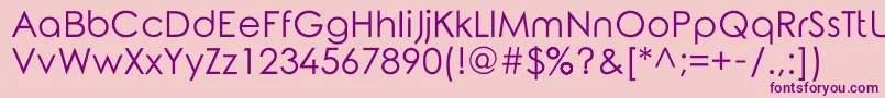 RoundedElegance Font – Purple Fonts on Pink Background