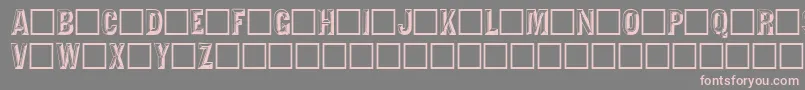 Tejartchi Font – Pink Fonts on Gray Background