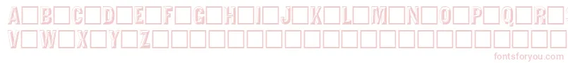 Tejartchi Font – Pink Fonts on White Background