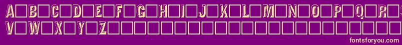More about Tejartchi Font Tejartchi Font – Yellow Fonts on Purple Background