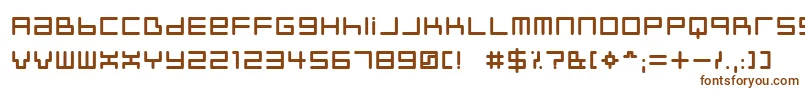 Шрифт Neustyl – коричневые шрифты