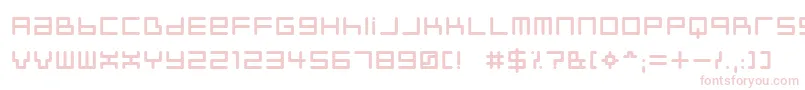Neustyl-Schriftart – Rosa Schriften auf weißem Hintergrund