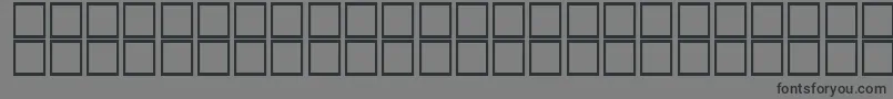 KufiItalic Font – Black Fonts on Gray Background