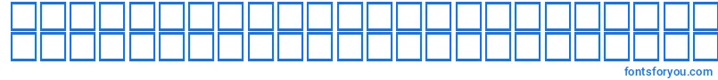 Шрифт KufiItalic – синие шрифты
