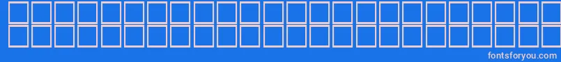 Fonte KufiItalic – fontes rosa em um fundo azul