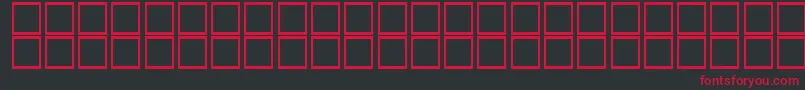 KufiItalic Font – Red Fonts on Black Background