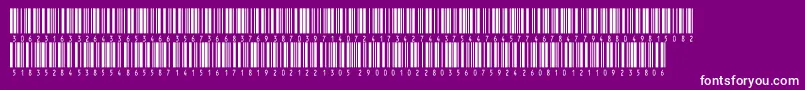 Inthrp48dltt Font – White Fonts on Purple Background