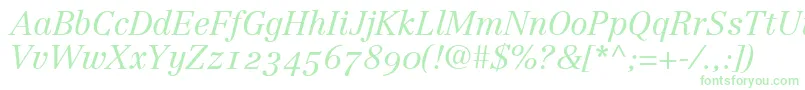 LinotypeCentennial46LightItalicOldstyleFigures Font – Green Fonts